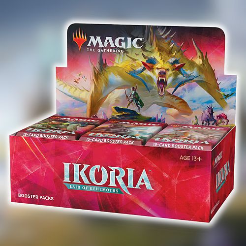 Ikoria: Lair   Behemoths Booster Box  Display  36 Boosters   Box Topper  Magic The Gathering