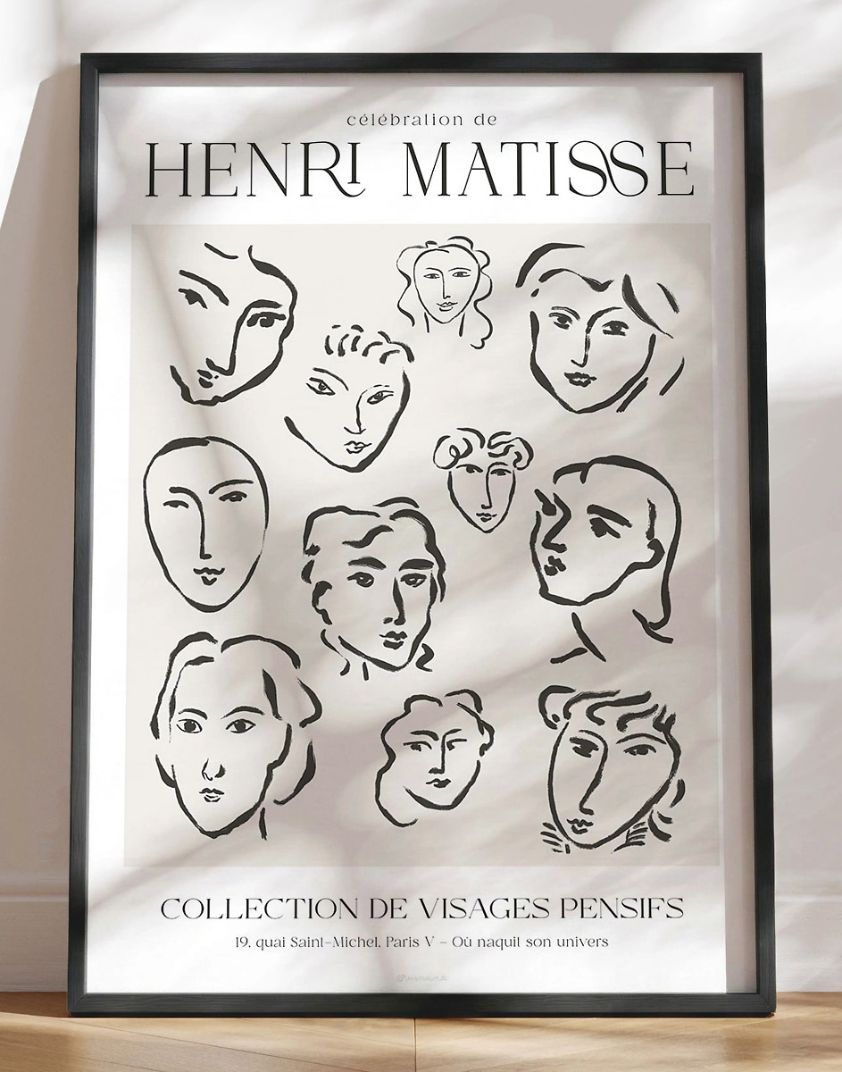 Inspired   Matisse Female Faces