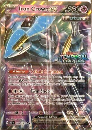 Iron Crown Pokemon Scarlet Violet: Temporal Forces Pokemon Stamped Promos Sealed Oversize Promo