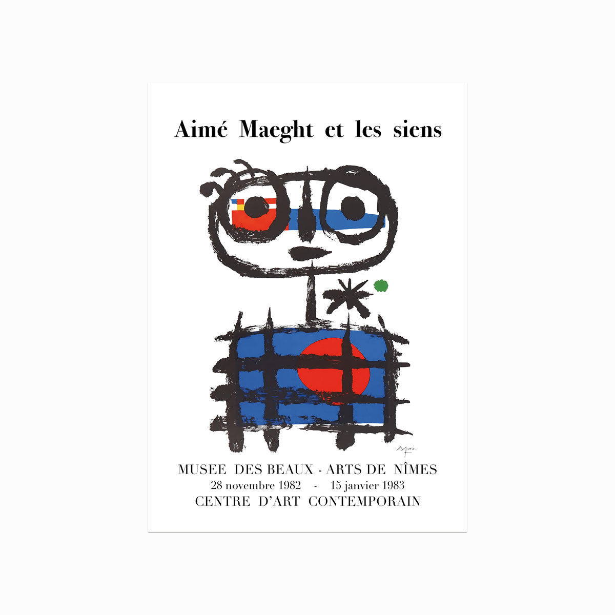 Joan Miró Plakat – Aime Maeght Et Les Siens Tilbud!