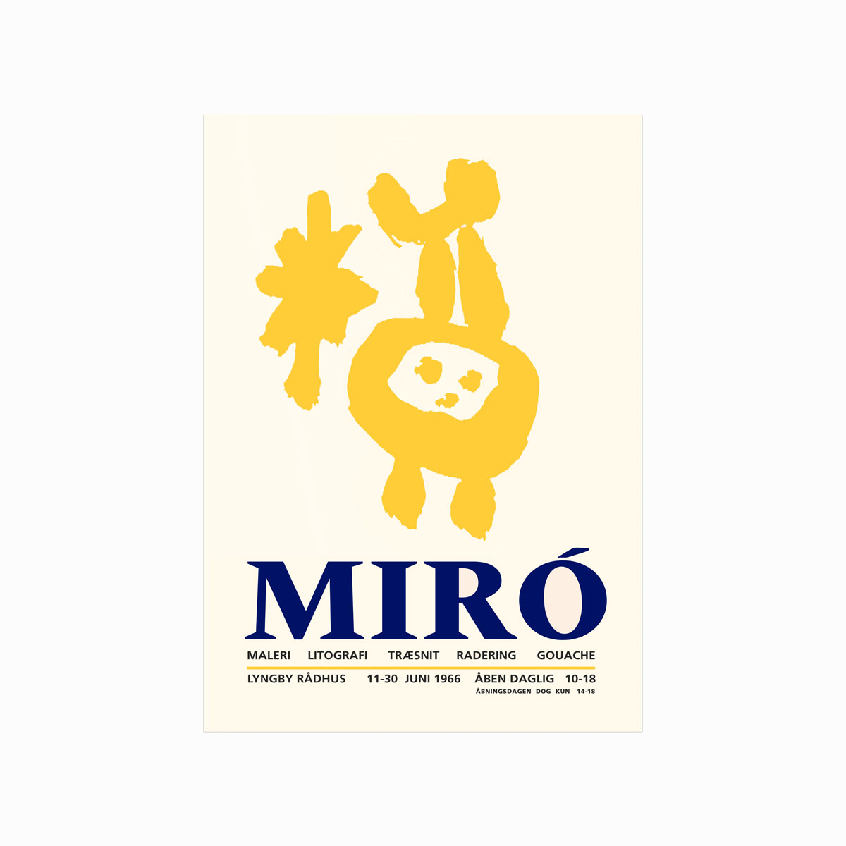 Joan Miró Plakat – Parler Seul 02 til Dit Hjem