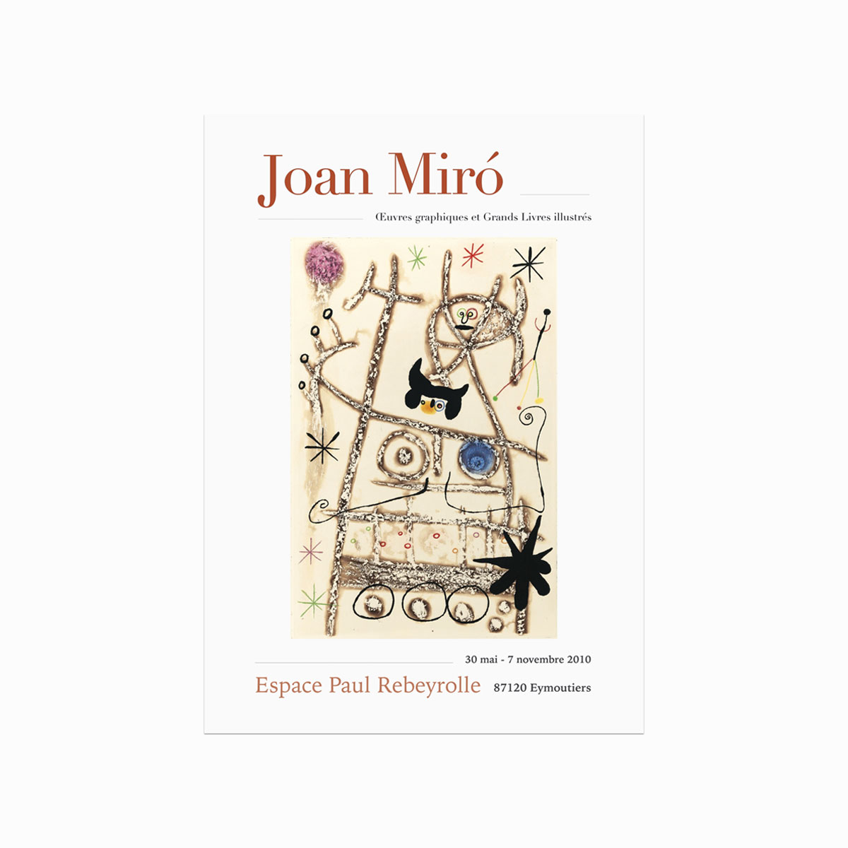 Joan Miró Plakat – Abstrakt Kunst til Dit Hjem på Udsalg
