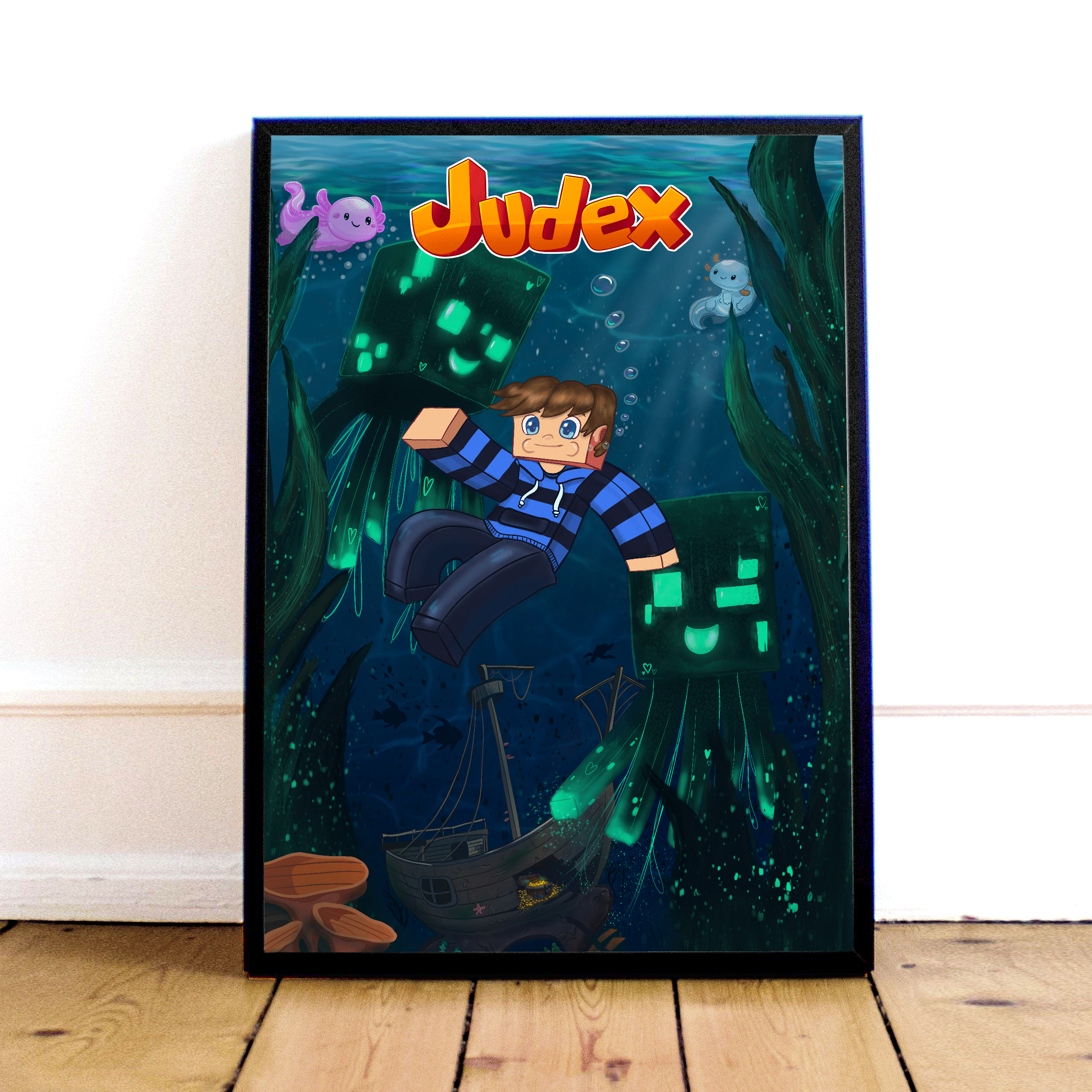 Judex Undervandsplakat – Unik Kunst til Dit Hjem
