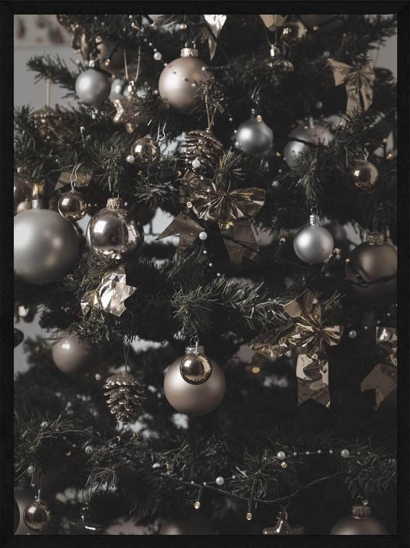 Juleplakat med julekugler - Skab julestemning hjemme!