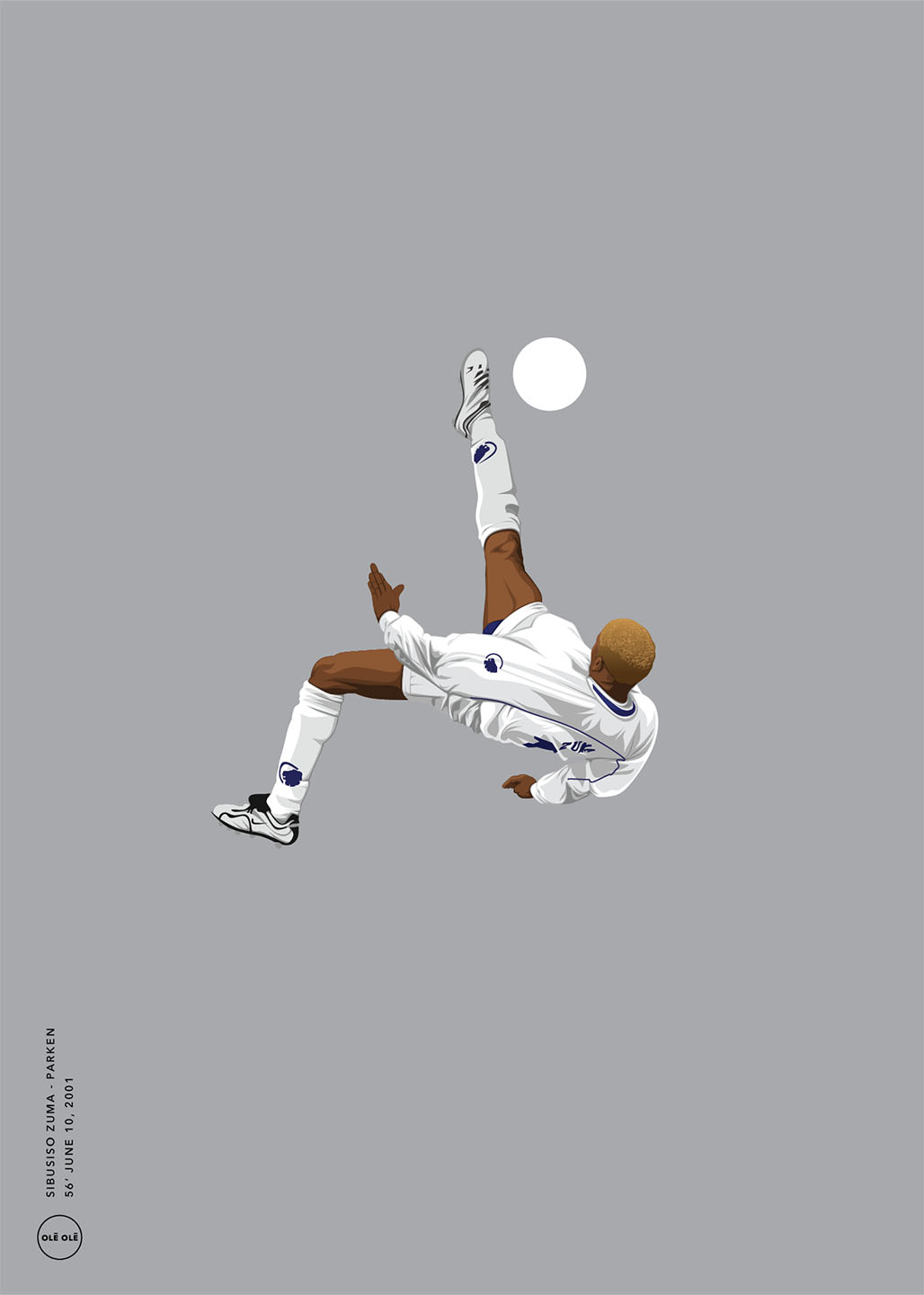 Sibusiso Zuma Plakat – Hyldest til Fodboldlegende 2001
