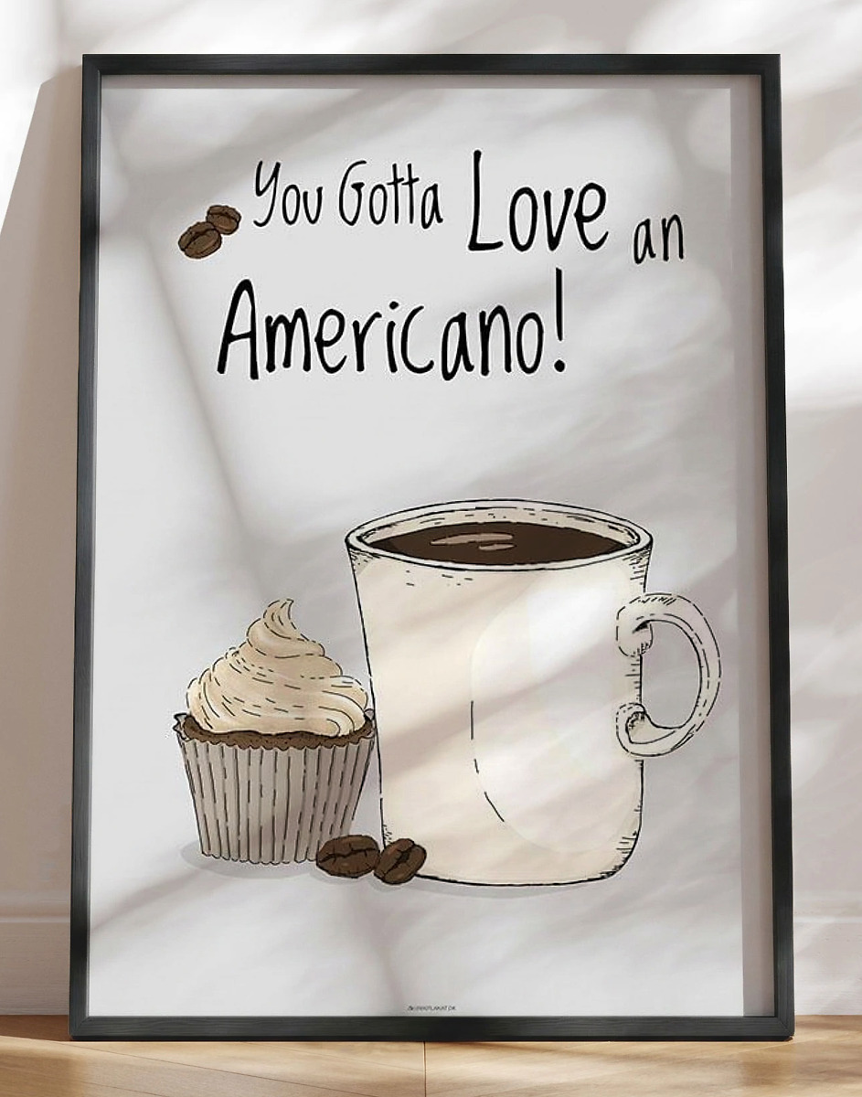 Kaffeplakat Americano