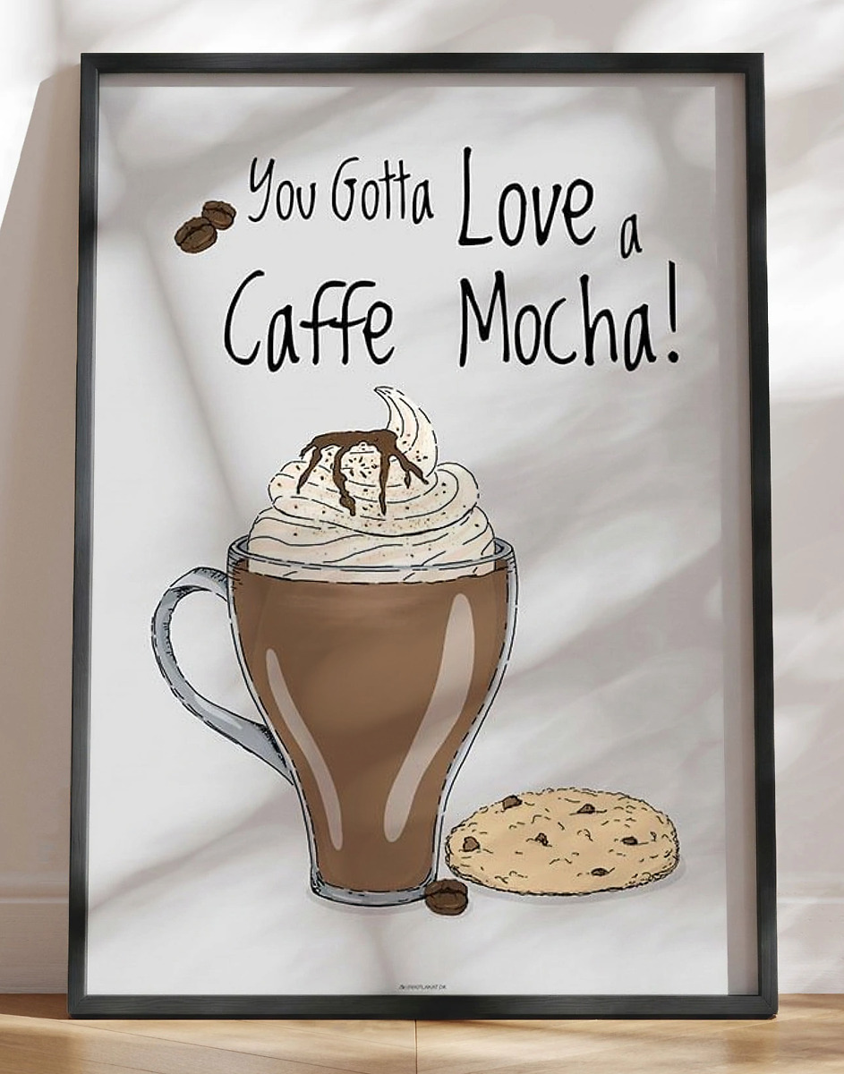 Kaffeplakat Caffe Mocha