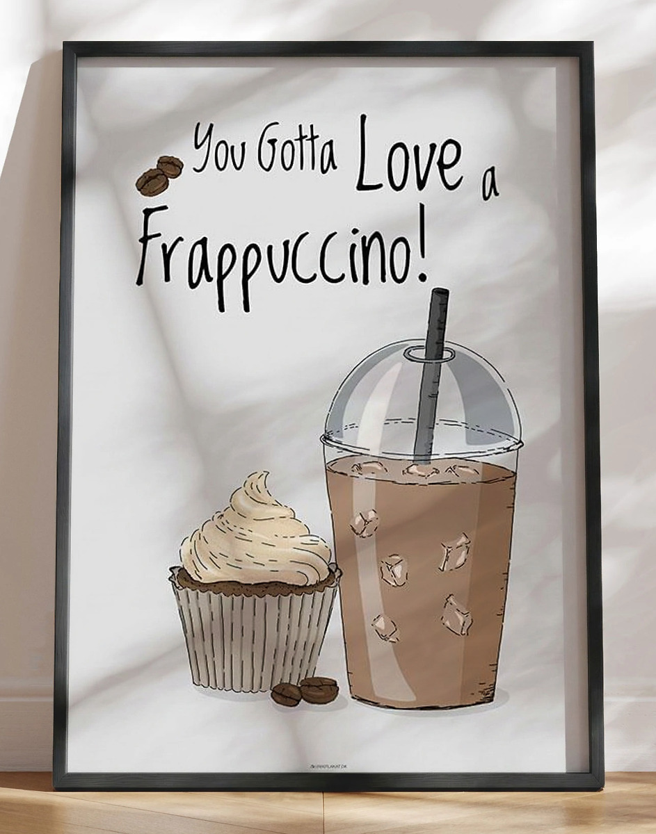 Kaffeplakat Frappe