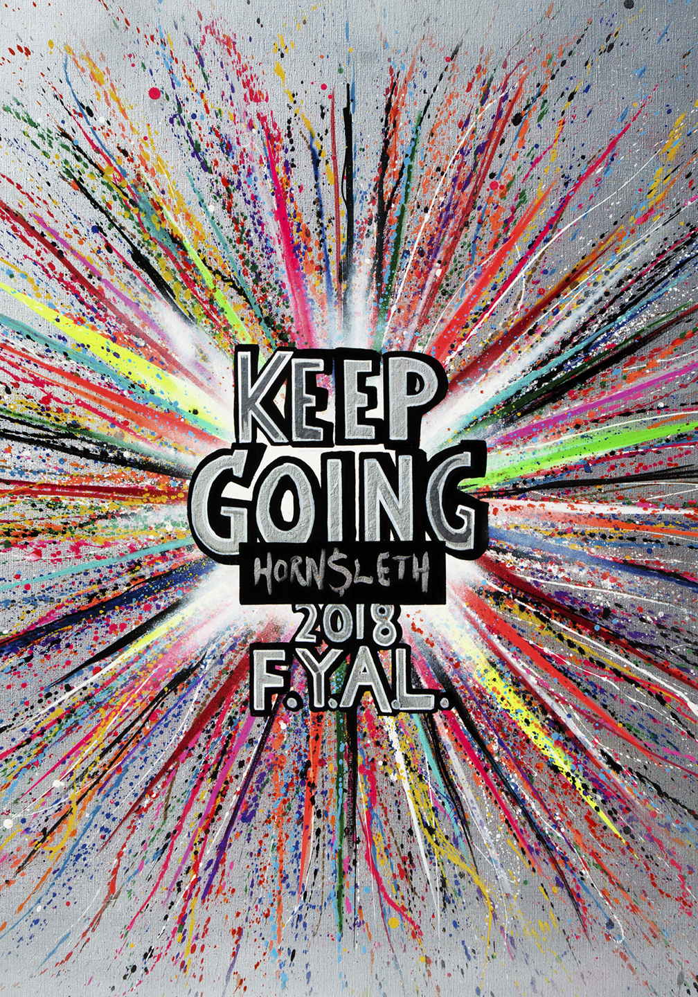 Hold Fast Fyal Plakat af Hornsleth – Unik Kunst til Dit Rum
