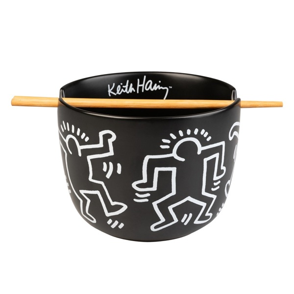Keith Haring Ramen Bowl With Chopsticks