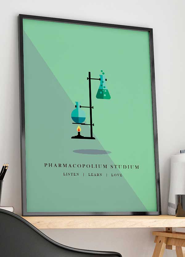 Kemistuderende Plakat - Perfekt til Studerende!