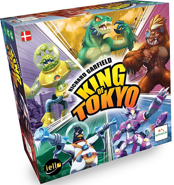 King   Tokyo Dansk Grundspil  Iello Spilbr 195 166    Board Game   Richard Garfield