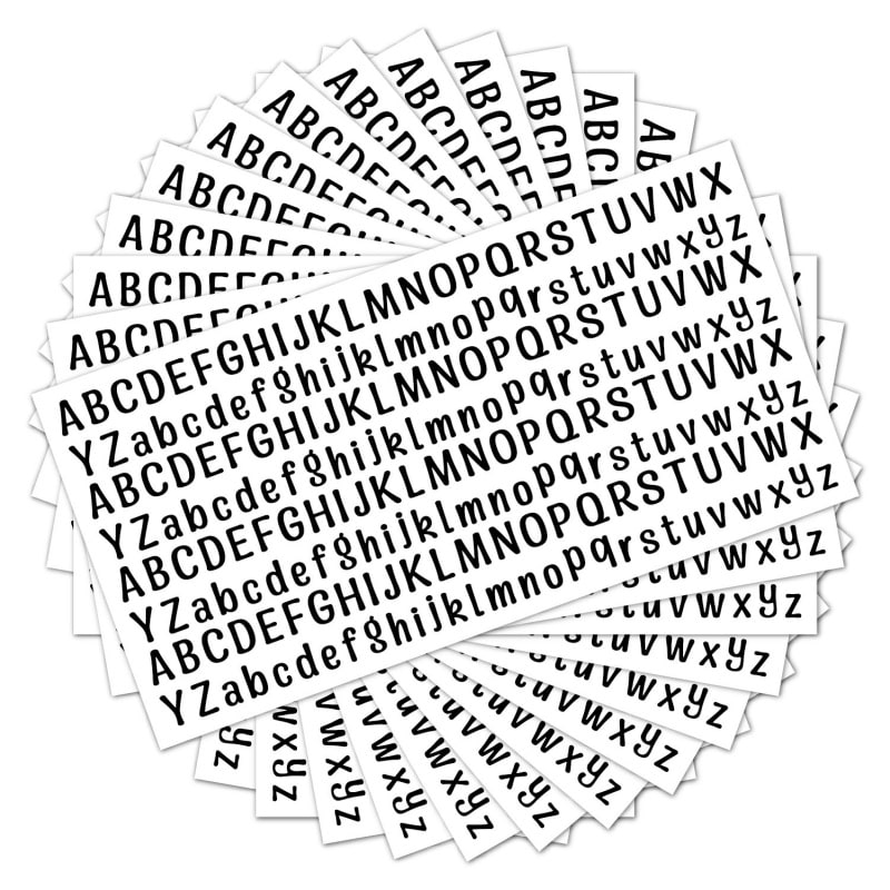 Kreativt Klistermærkessæt A-Z – Pift Dit Hjem Op!