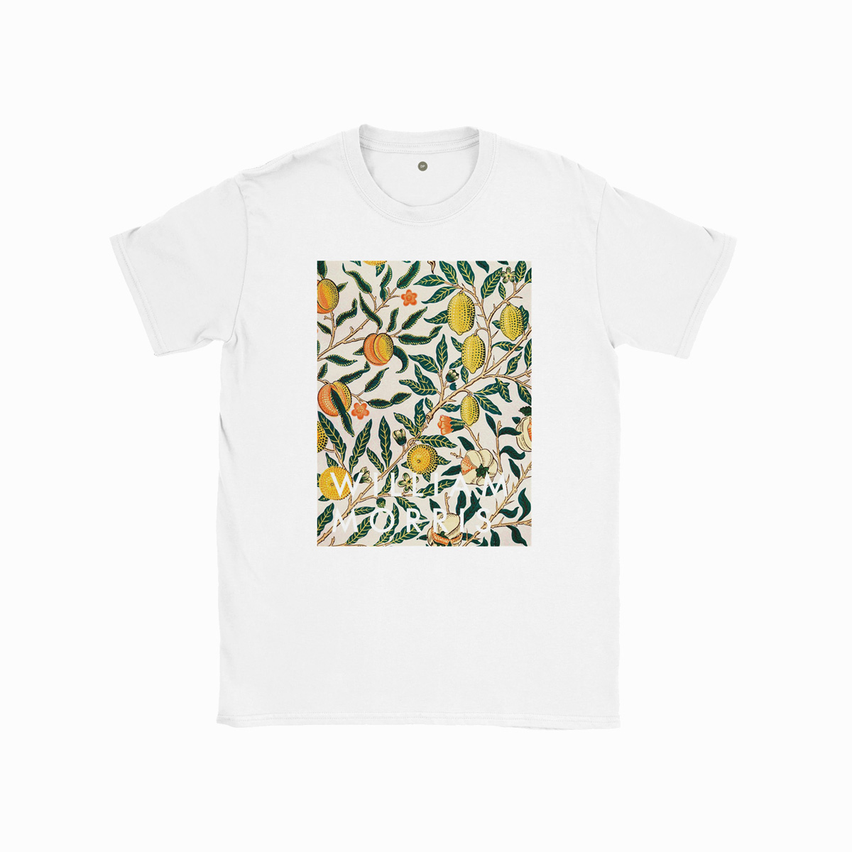 Unisex Kunst T-shirt med William Morris Motiv - Four Fruits
