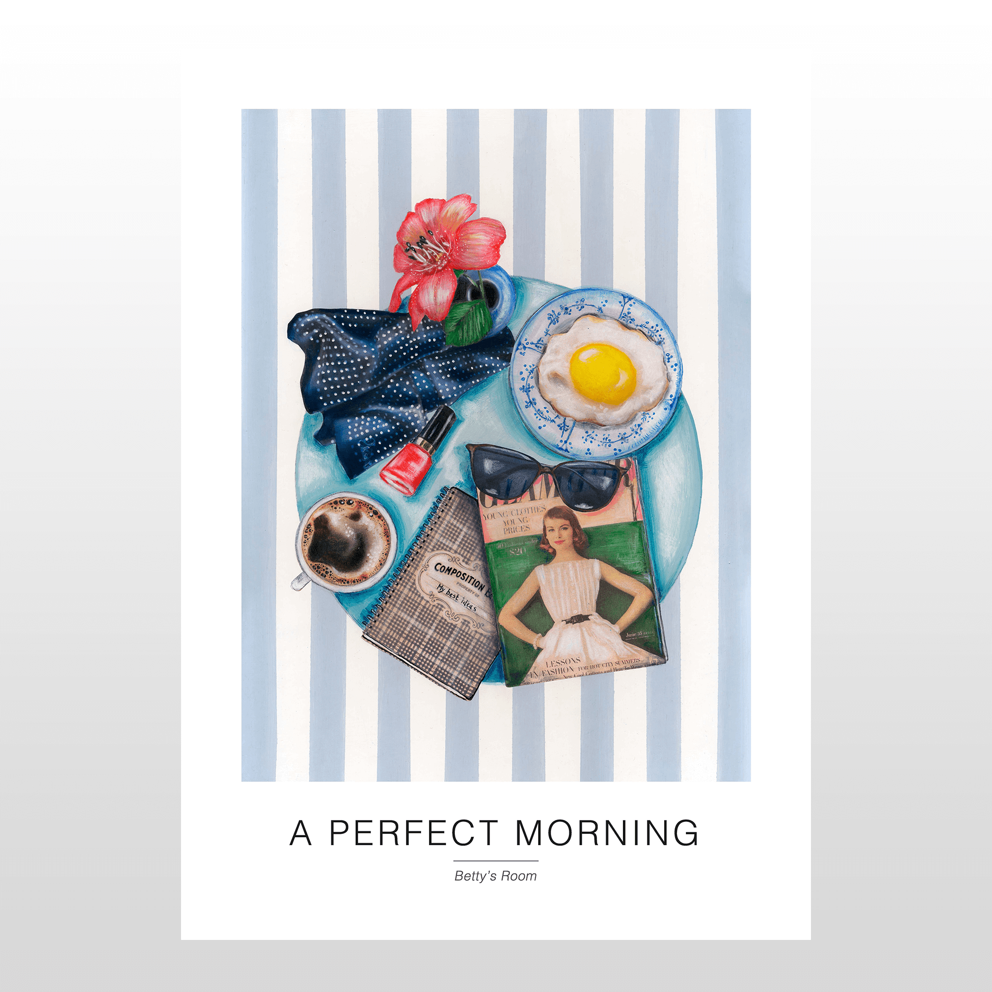 Kunstplakat "A Perfect Morning" A2 – Vægpynt til hjemmet