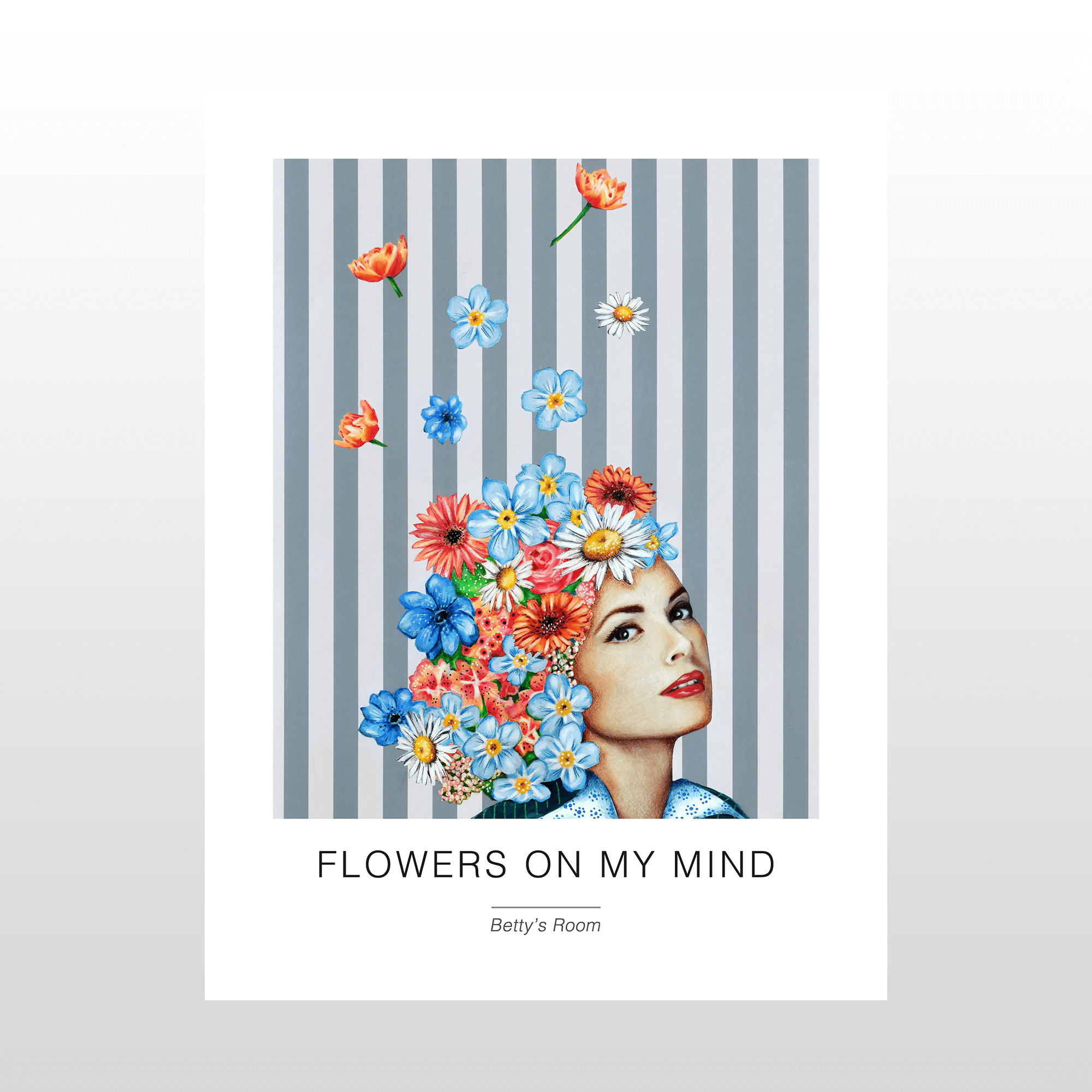 Kunstplakat "Flowers on My Mind" – Smuk vægdekoration