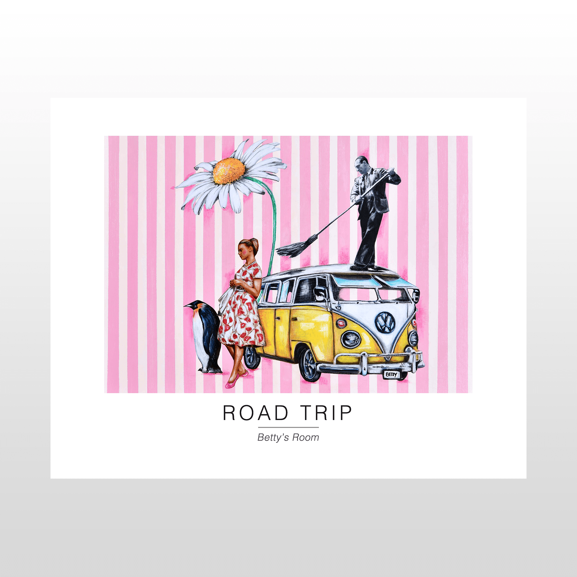 Kunstplakat "Road Trip" 40x50 cm – Fantastisk Udsalg!