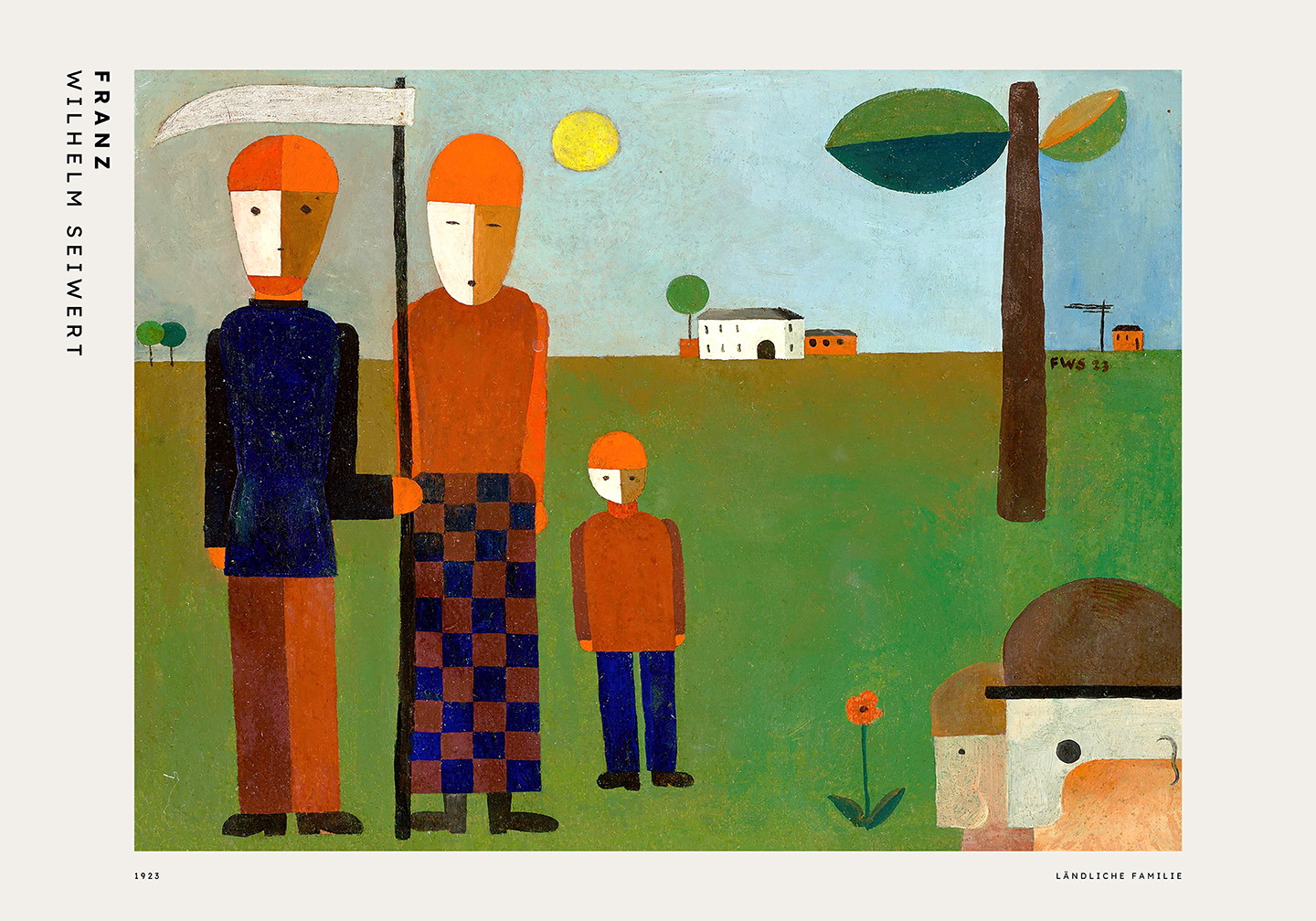 Unik plakat af L Ndliche Familie – Kunst til hjemmet