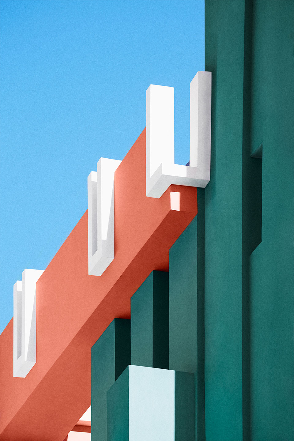 Muralla Roja Fotokunst - Unik Arkitektur af Camilla Schmidt