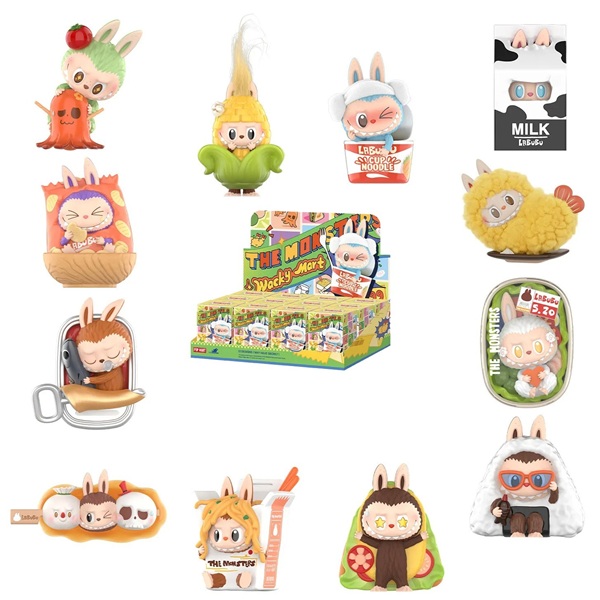 Labubu: The Monsters Wacky Mart Series Figures Blindbox