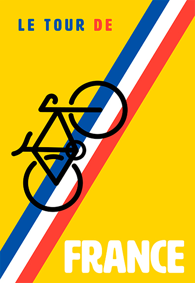 Le Tour De France 2023 Plakat – Hyldest til Cykelsporten