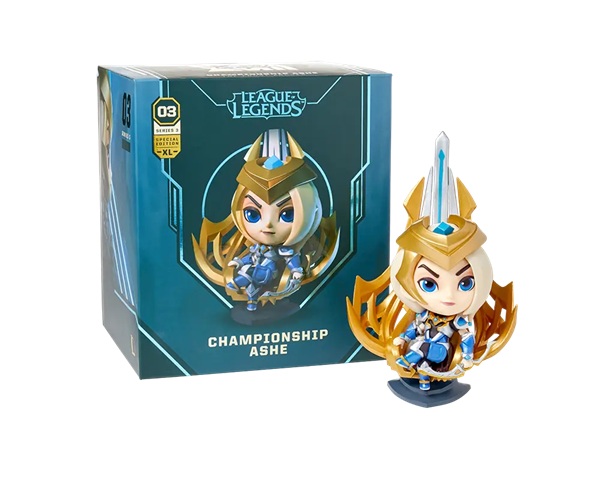League Legends Collectible Figure Series : 03 Championship Ashe Special Edition