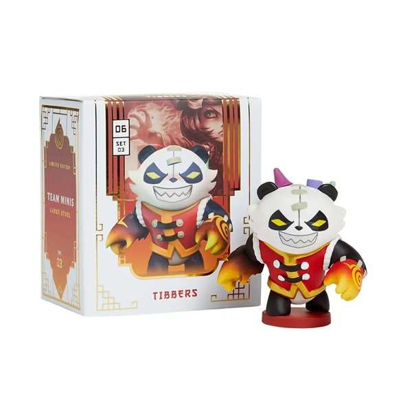 League Legends Collectible Figure Set 03: Lunar Revel Team Minis Panda Tibbers Limited Edition
