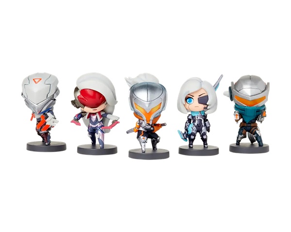 League Legends Collectible Figure Set 02: Project: Team Minis Zed Katarina Yasuo Ashe Lucian Special Edition