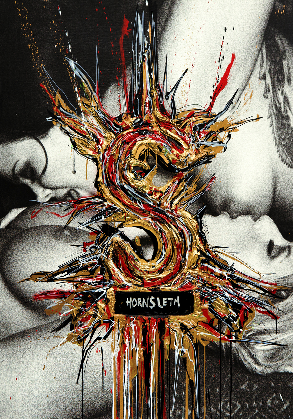 Hornsleth Licking – Unik Kunstplakat til Dit Rum