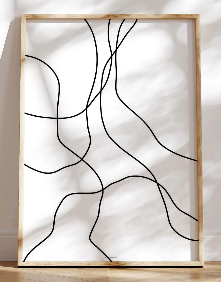 Lines Grafisk Plakat