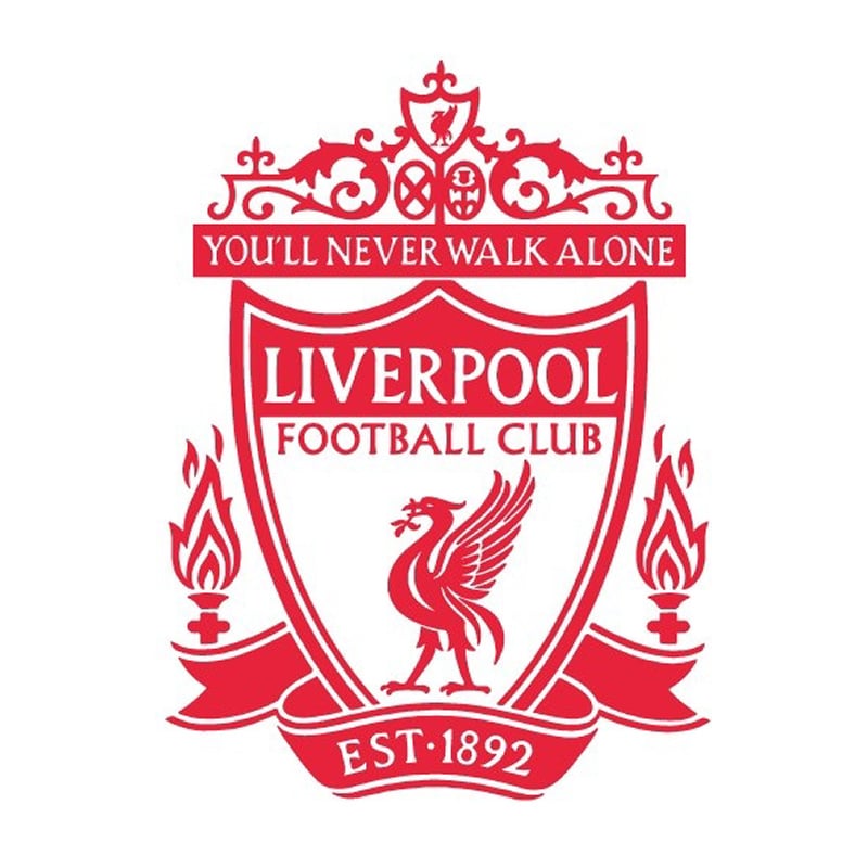 Liverpool Væggesticker med Rødt Logo – Fodbolddekoration