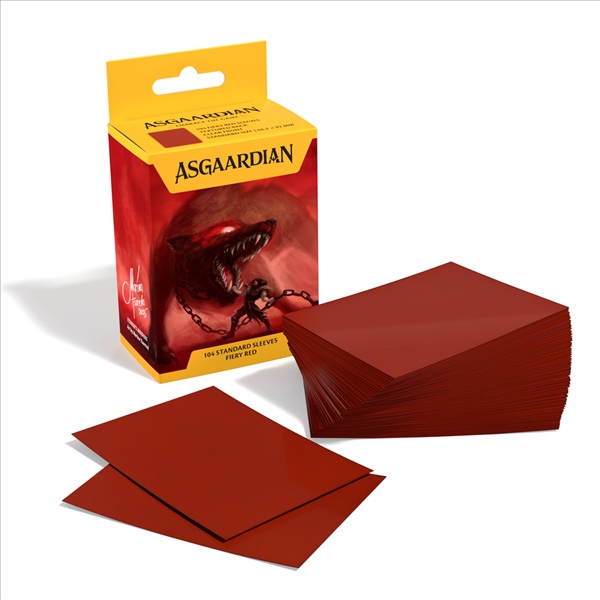 104 Lommer Asgaardian Standard Sleeves: Fiery Red 1102