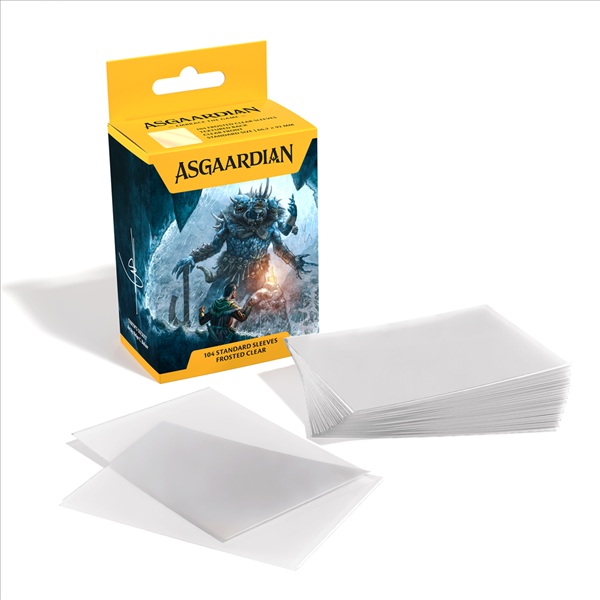 104 Lommer  Asgaardian Standard Sleeves: Frosted Clear  1100