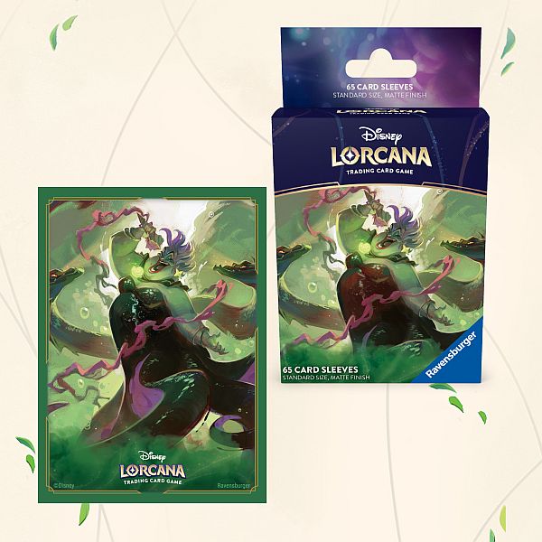 65 Lommer  Disney Lorcana Tcg: Set   Archazia   Island: Ursula Deceiver   All Deck Protector Sleeves