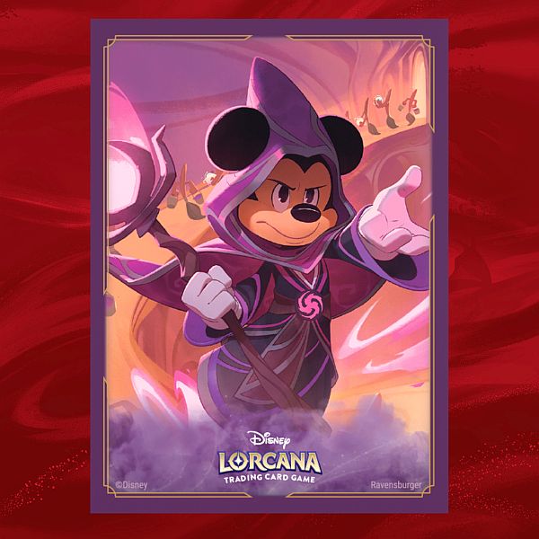 65 Lommer  Disney Lorcana Tcg: Set   Reign   Jafar: Mickey Mouse Wayward Sorcerer Deck Protector Sleeves