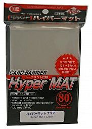 80 Lommer KMC Hyper Matte Klare Æsker - Fantastisk Tilbud!