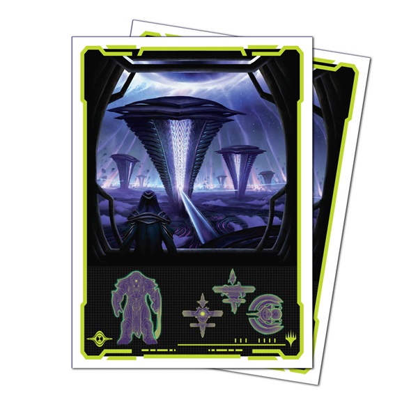105 Lommer  Magic Edge   Eternities: Black Mythic Apex Matte Deck Protector Sleeves Ultra Pro  38858