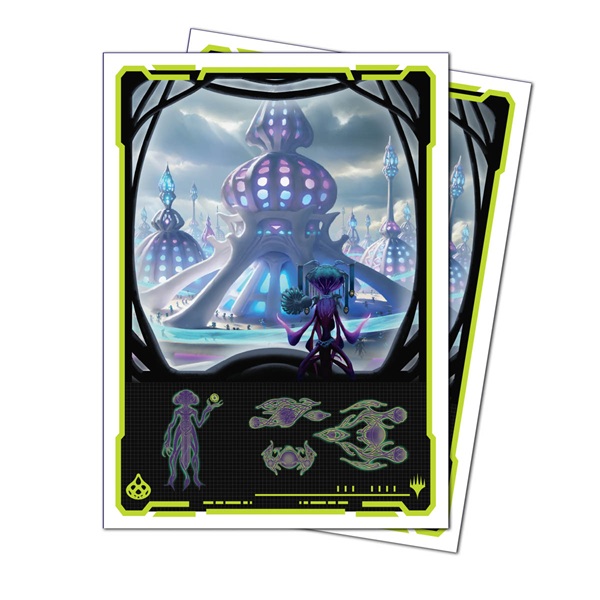 105 Lommer  Magic Edge   Eternities: Blue Mythic Apex Matte Deck Protector Sleeves Ultra Pro  38857