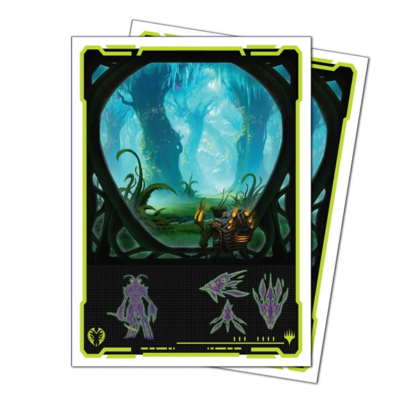105 Lommer  Magic Edge   Eternities: Green Mythic Apex Matte Deck Protector Sleeves Ultra Pro  38860