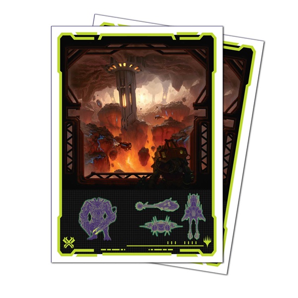 105 Lommer  Magic Edge   Eternities: Red Mythic Apex Matte Deck Protector Sleeves Ultra Pro  38859