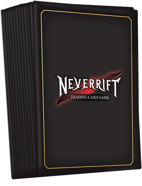 40 Lommer  Neverrift Tcg: Card Back Deck Protector Sleeves  1199