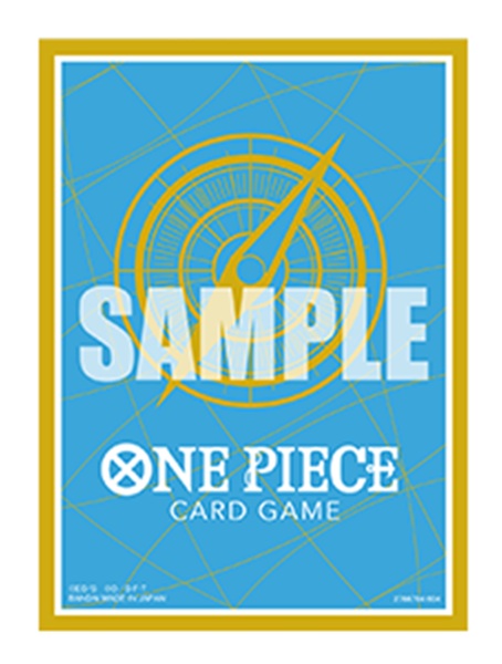 70 Lommer  One Piece Card Game Standard Blue Gold Deck Protector Sleeves
