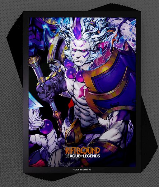 100 Lommer  Riftbound: League   Legends Tcg: Set 02: Spiritforged   : Spirit Blossom Darius Deck Protector Art Sleeves