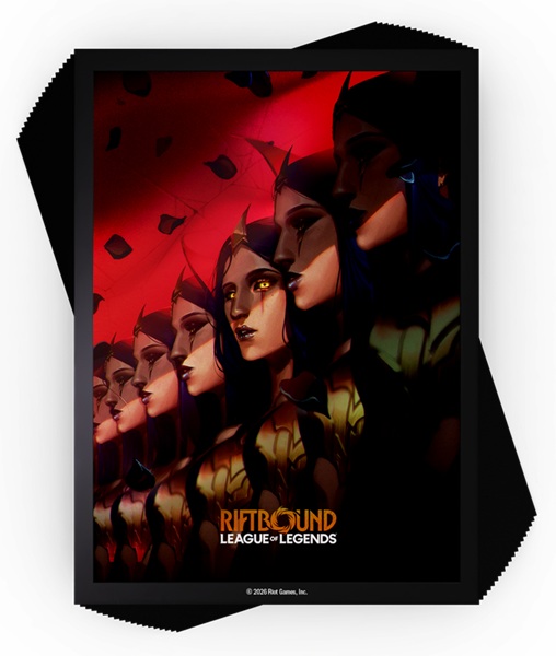 100 Lommer  Riftbound: League   Legends Tcg: Set 03: Unleashed   : Leblanc  Deceiver Deck Protector Art Sleeves