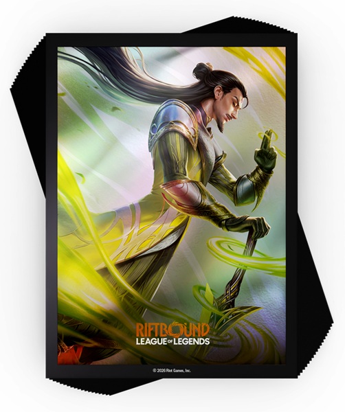 100 Lommer  Riftbound: League   Legends Tcg: Set 03: Unleashed   : Master    Wuju Master Deck Protector Art Sleeves
