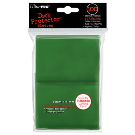 100 Lommer Ultra Pro Pro-gloss: Green    195 184 Nne     195 184   Kvalitet  Sleeves  82693