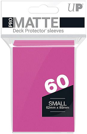 60 Lommer Ultra Pro Pro-matte Pink Kortbeskyttere