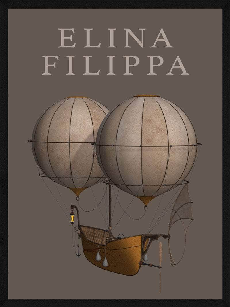 Luftskib Plakat til Børneværelset - Unisex Design