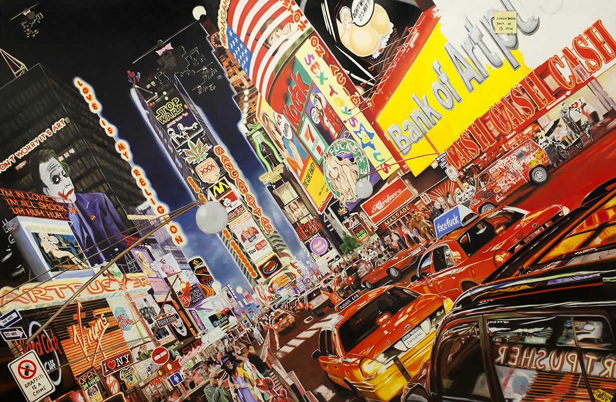 Unik Pop Art Plakat - Inspirerende Lunchpause Kunsttryk