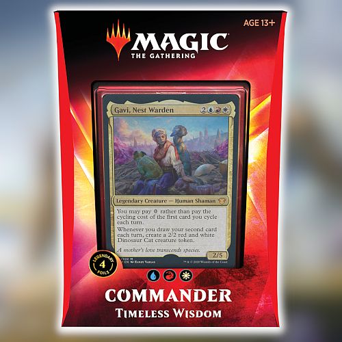 Magic Commander 2020  Edh   Ikoria: Lair   Behemoths  Multiplayer Deck: V4 Timeless Wisdom  Gavi  Nest Warden  100 Kort